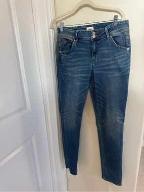 Hudson Jeans Size 30 Slim Fit Y2K Flap Pocket Stretch Denim